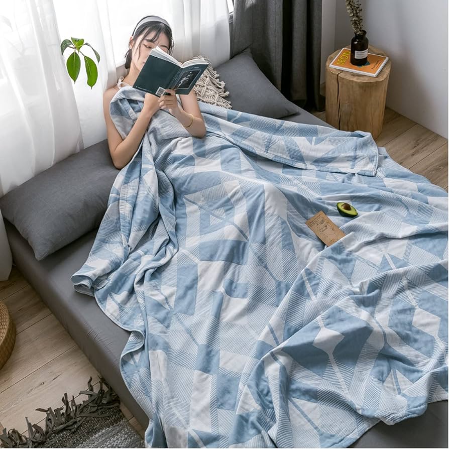 Amazon.co.jp: ガーゼケット 色 リバーシブル 200*230cm